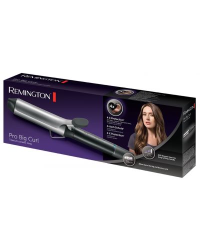 Маша за коса Remington - Pro Big Curl, CI5538, 140-210°C, 38 mm, черна - 2