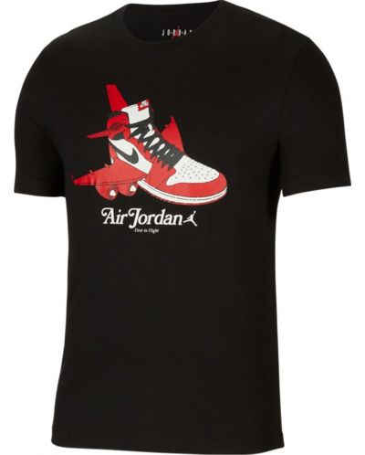 Мъжка тениска Nike - Jordan Graphic , черна - 1
