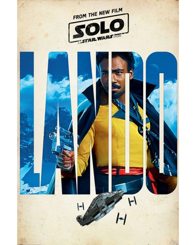 Макси плакат Pyramid - Solo: A Star Wars Story (Lando Teaser) - 1