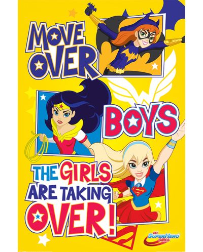 Макси плакат Pyramid - DC Super Hero Girls (Girls Are Taking Over) - 1