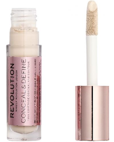 Makeup Revolution Conceal & Define Течен коректор, C2, 4 g - 2