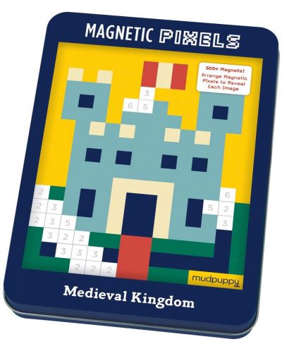 Комплект магнитни пиксели Mudpuppy - Средновековие - 1