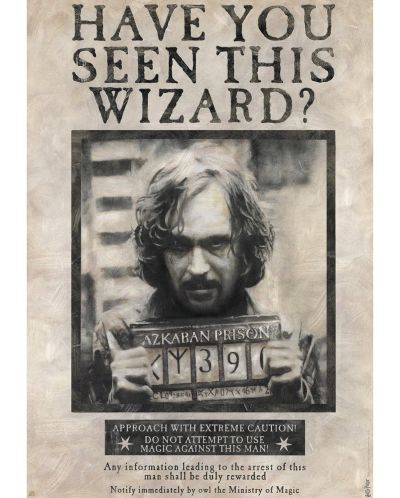 Макси плакат GB eye Movies: Harry Potter - Wanted Sirius Black - 1