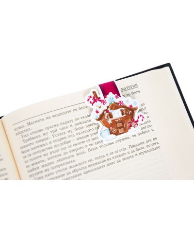 Магнитен книгоразделител - Gingerbread House - 3