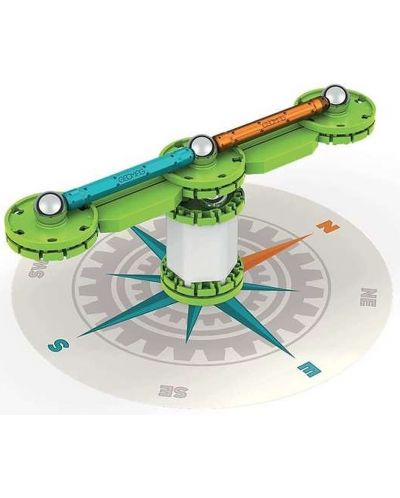 Mагнитен конструктор Geomag - Mechanics Motion-Compass, 35 части - 2