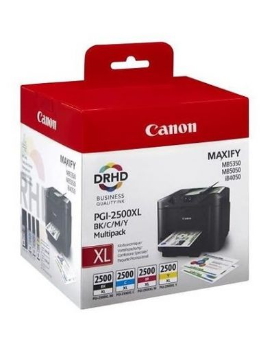 Мастилници Canon - PGI-2500XL BK/C/M/Y, за Maxify MB5050/MB5340 - 1