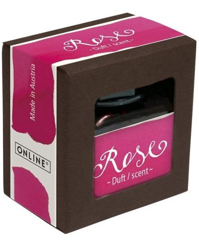 Мастило с аромат Online - Rose, розово, 15 ml - 2