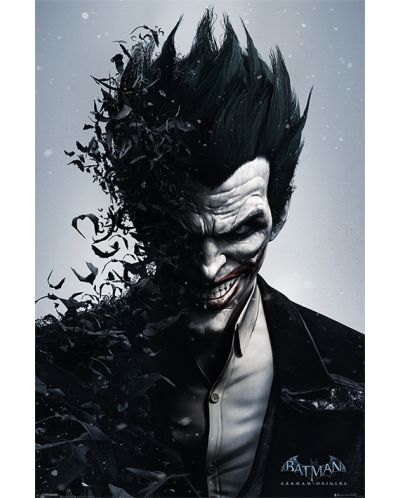 Макси плакат Pyramid - Batman Arkham Origins (Joker) - 1