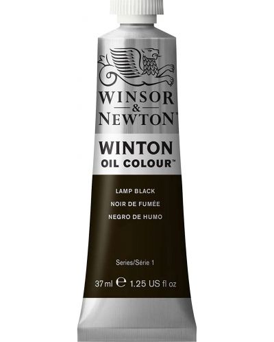 Маслена боя Winsor & Newton Winton - Черна, 37 ml - 1