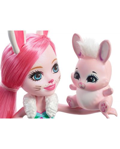 Кукличка и животинче Enchantimals от Mattel – Брии Бъни със зайчето Туист - 4