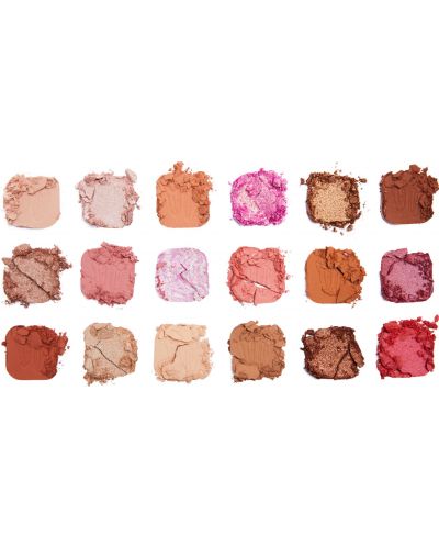 Makeup Revolution Forever Flawless Палитра сенки Rose Quartz, 18 цвята - 4