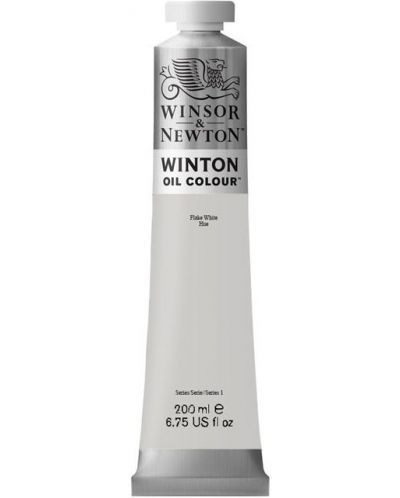 Маслена боя Winsor & Newton Winton - Бяла flake, 200 ml - 1