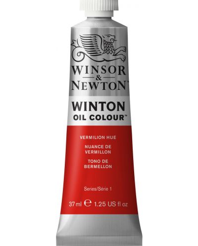 Маслена боя Winsor & Newton Winton - Цинобър, 37 ml - 1