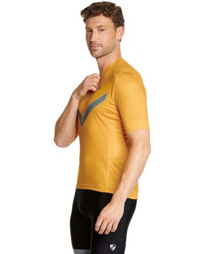 Мъжка тениска за колоездене Ziener - Nagnus , жълта - 4