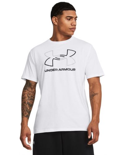 Мъжка тениска Under Armour - Foundation , бяла - 2