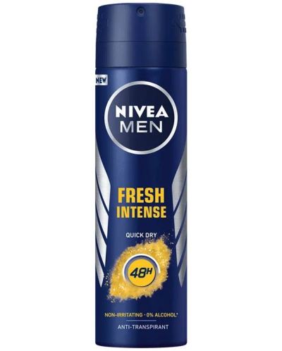 Nivea Men Спрей дезодорант Fresh Intense, 150 ml - 1