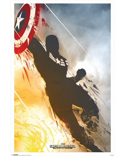 Макси плакат Pyramid - Captain America (Winter Soldier) - 1