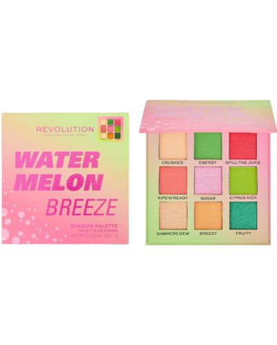 Makeup Revolution Палитра сенки Watermelon Breeze, 9 цвята - 1