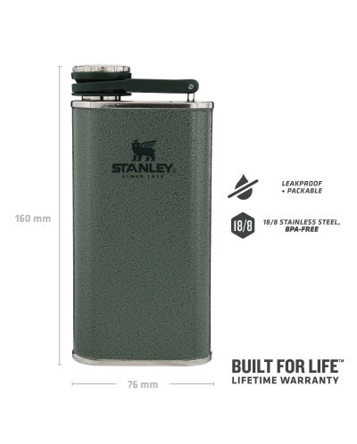 Манерка Stanley The Easy Fill Wide Mouth - 230 ml, зелена - 4