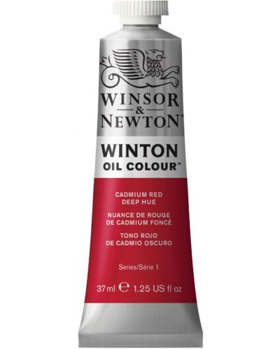 Маслена боя Winsor & Newton Winton - Кадмиева червена тъмна, 37 ml - 1