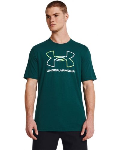 Мъжка тениска Under Armour - Foundation , зелена - 2