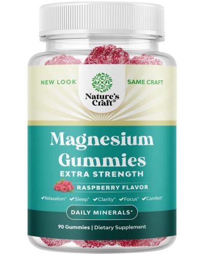 Magnesium Gummies, 90 желирани таблетки, Nature's Craft - 1