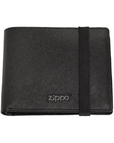 Мъжки портфейл Zippo Saffiano - RFID защита, черен - 1