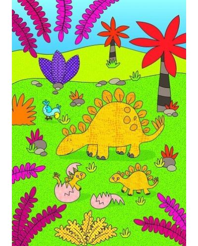 Магическа книжка за рисуване с вода Galt - Динозаври - 2
