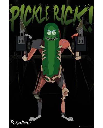 Макси плакат GB eye Animation: Rick & Morty - Pickle Rick - 1