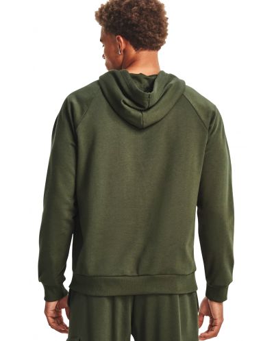 Мъжки суитшърт Under Armour - Rival Fleece, зелен - 4