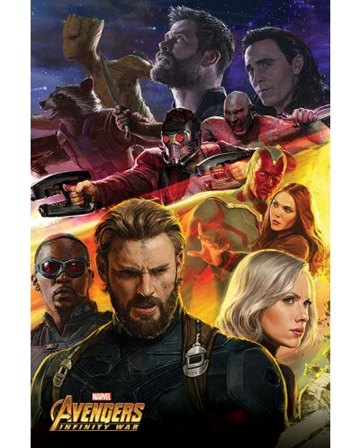 Макси плакат Pyramid - Avengers: Infinity War (Captain America) - 1