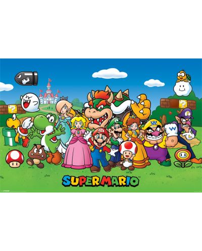 Макси плакат Pyramid - Super Mario (Characters) - 1