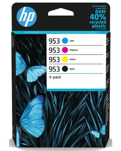 Мастилница HP - 953, за All-in-One Printers, CMYK, 4 броя - 1