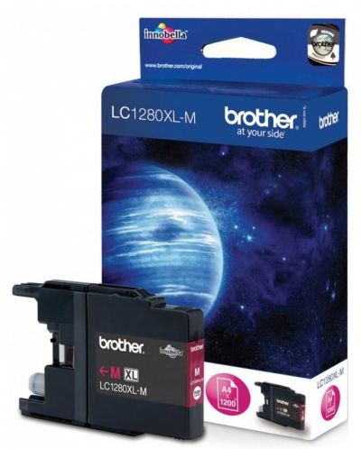 Мастилена касета Brother - LC-1280XL, за MFC-J6510DW, Magenta