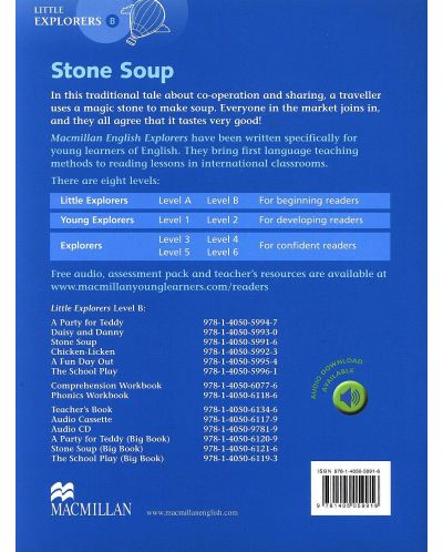 Macmillan Explorers Phonics: Stone Soup (ниво Little Explorer's B) - 2