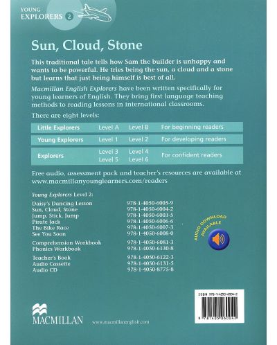 Macmillan Explorers Phonics: Sun, Cloud, Stone (ниво Young Explorer's 2) - 2
