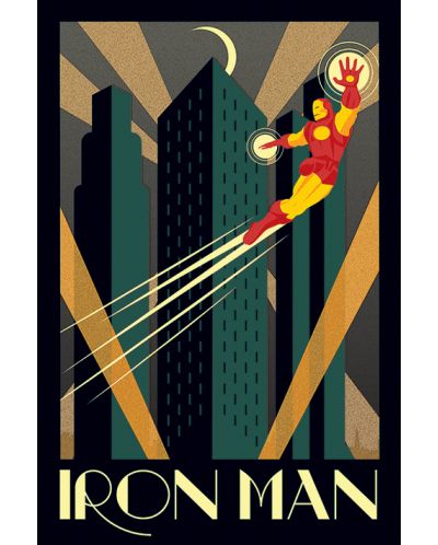 Макси плакат Pyramid - Marvel Deco (Iron Man) - 1