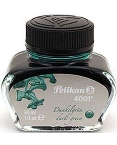 Мастилница Pelikan - тъмнозелен, 30 ml - 1