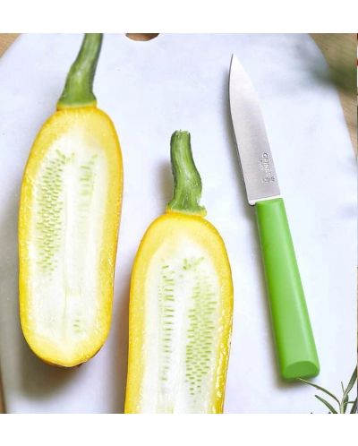 Малък кухненски нож Opinel - Les Essentiels, N312, зелен - 3