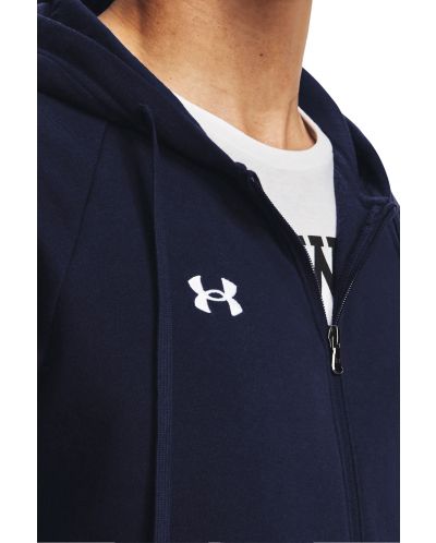 Мъжки суитшърт Under Armour - UA Rival Fleece FZ, син - 5