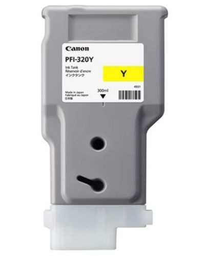 Мастилница Canon PFI-320, за iPF TM-205/300/305, жълт - 1