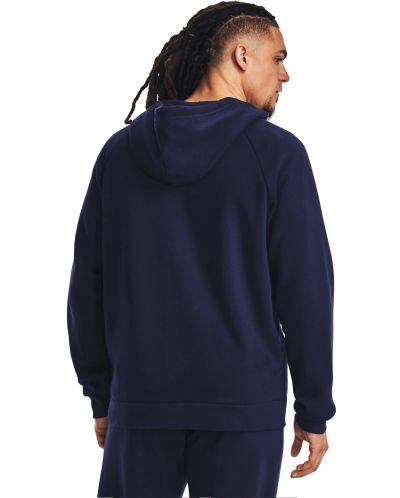 Мъжки суитшърт Under Armour - UA Rival Fleece FZ, син - 3