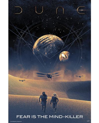 Макси плакат GB eye Movies: Dune - Fear is the mind-killer - 1