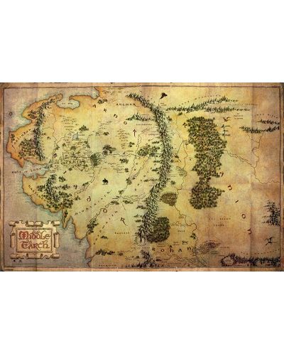 Макси плакат - The Hobbit (Journey Map) - 1