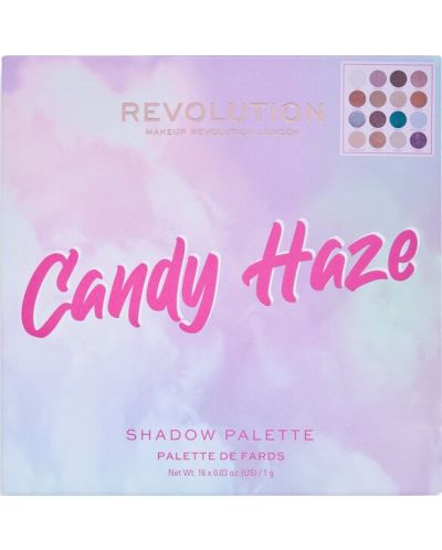 Makeup Revolution Палитра сенки Candy Haze, 16 цвята - 4