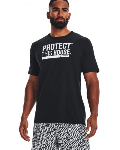 Мъжка тениска Under Armour - Protect This House, черна - 5