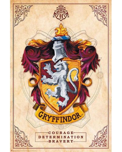 Макси плакат GB eye Movies: Harry Potter - Gryffindor - 1
