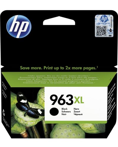 Мастилница HP - 963XL, за OfficeJet Pro 901x/902x, черна - 1