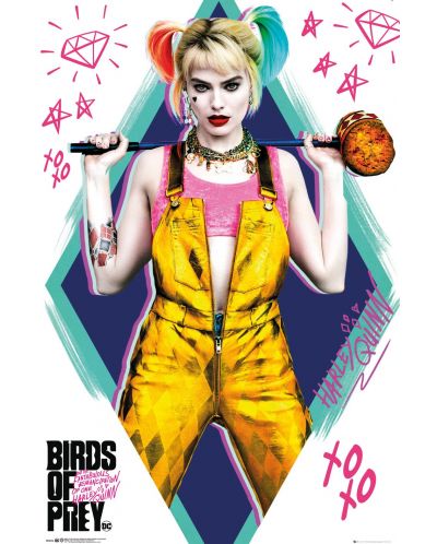 Макси плакат GB eye DC Comics: Harley Quinn - Birds of Prey - 1