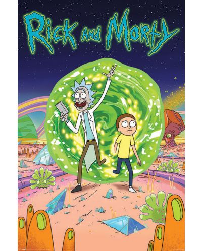Макси плакат Pyramid - Rick and Morty (Portal) - 1